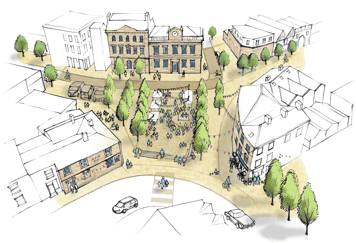Proposal for Thornton Square, Brighouse. 