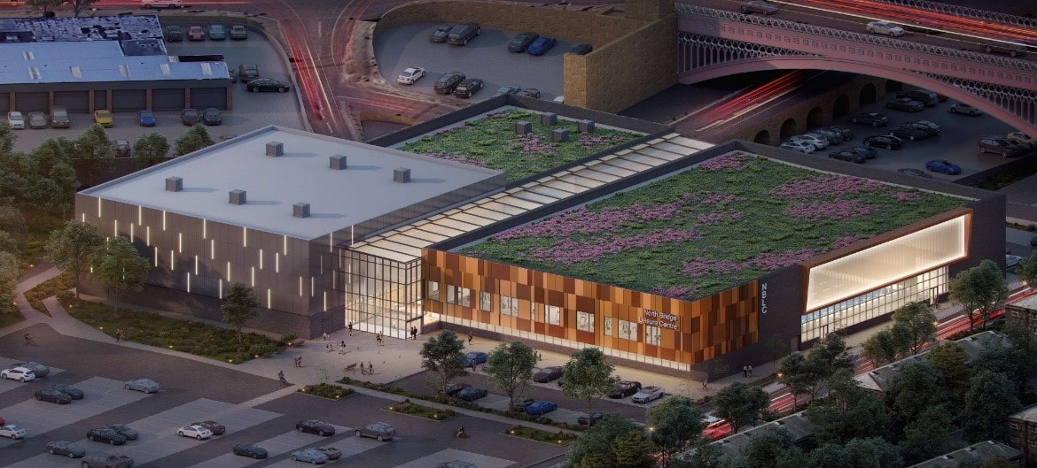 Visualisation of proposed Halifax Leisure Centre