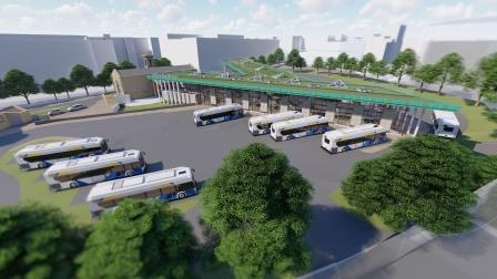 Visual of proposed Halifax bus station